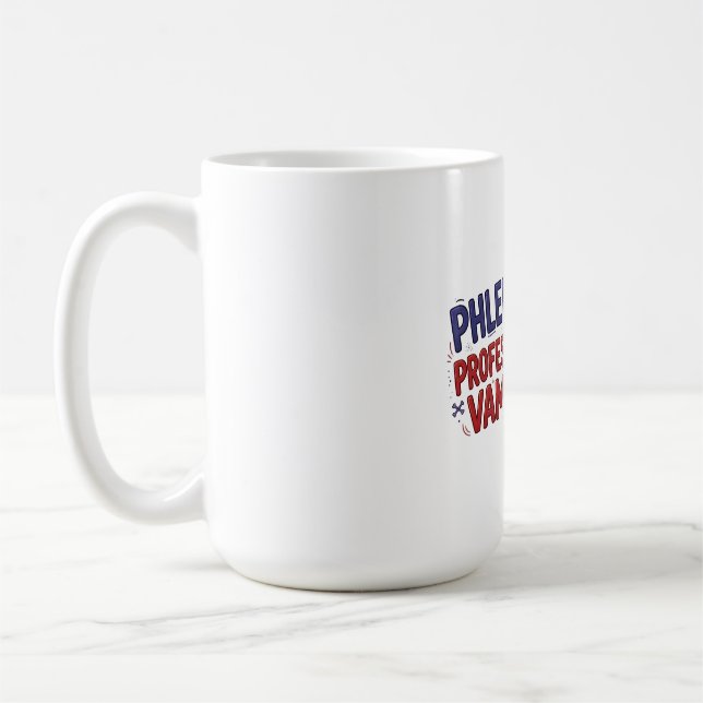 Phlebotomist Professional Vampire Coffee Mug (Left)