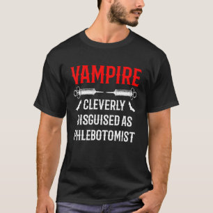 Phlebotomist Vampire Phlebotomy Technician 2 T-Shirt