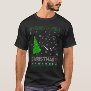 Phlebotomist Xmas Tree Lighting Ugly Christmas Swe T-Shirt