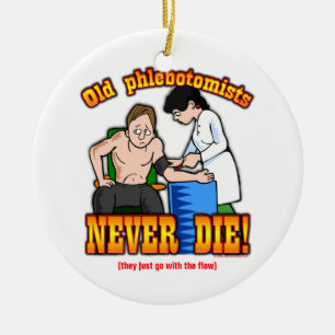 Phlebotomists Ceramic Tree Decoration