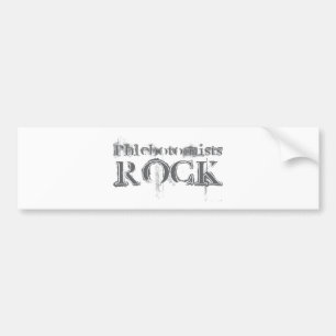 Phlebotomists Rock Bumper Sticker