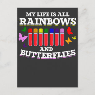 Phlebotomy Coworker Butterfly Phlebotomist Postcard