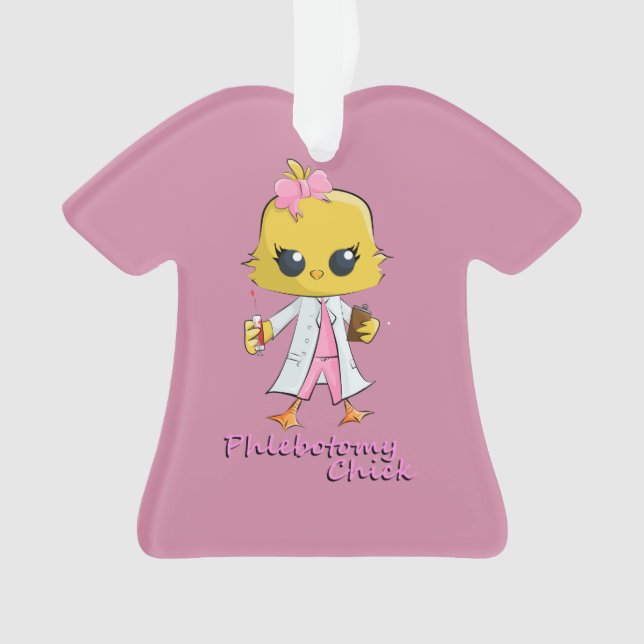 phlebotomy t shirt ornament (Front)