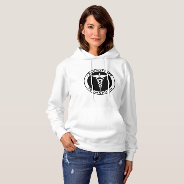 phlebotomy tech hoodie (Front Full)