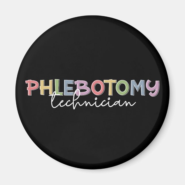Phlebotomy Technician PBT Phlebotomy Tech Magnet (Front)