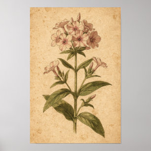 Phlox Botanical Print