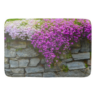 Phlox On Rocks Bath Mat
