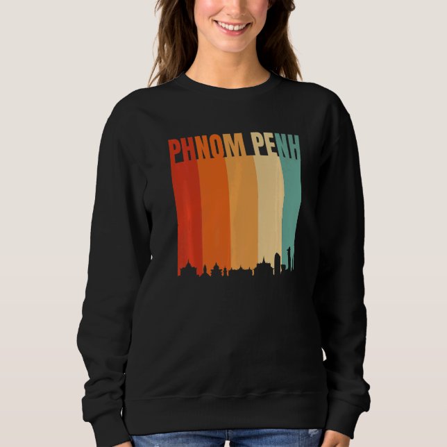 Phnom Penh Skyline   Sweatshirt (Front)