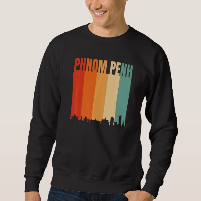 Phnom Penh Skyline   Sweatshirt (Front)