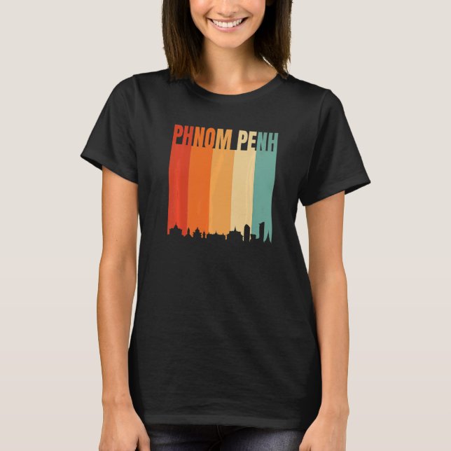Phnom Penh Skyline   T-Shirt (Front)