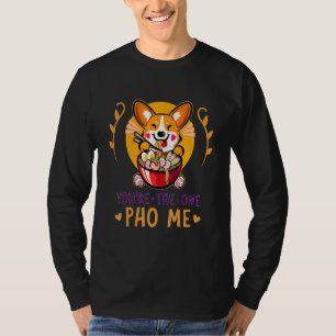 Pho Corgi Foodie Vietnamese Noodle Soup Pun T-Shirt