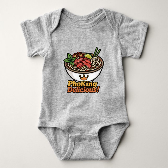 Pho king Delicious! Baby Bodysuit (Front)