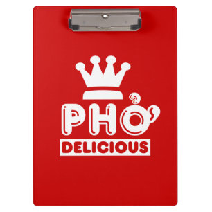 Pho King Delicious Clipboard