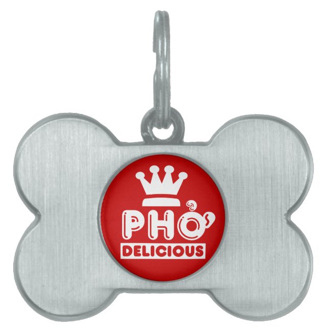 Pho King Delicious Pet ID Tag (Front)