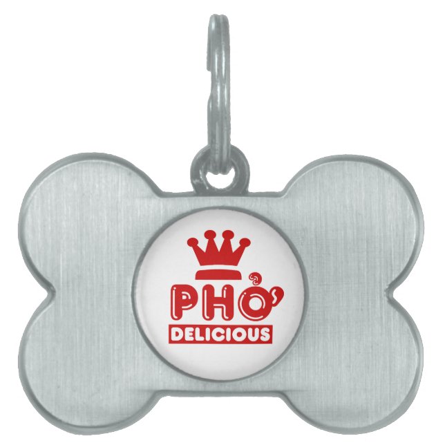 Pho King Delicious Pet ID Tag (Front)