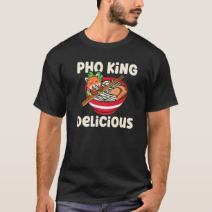 Pho King Delicious Pho Soup Cat T-Shirt