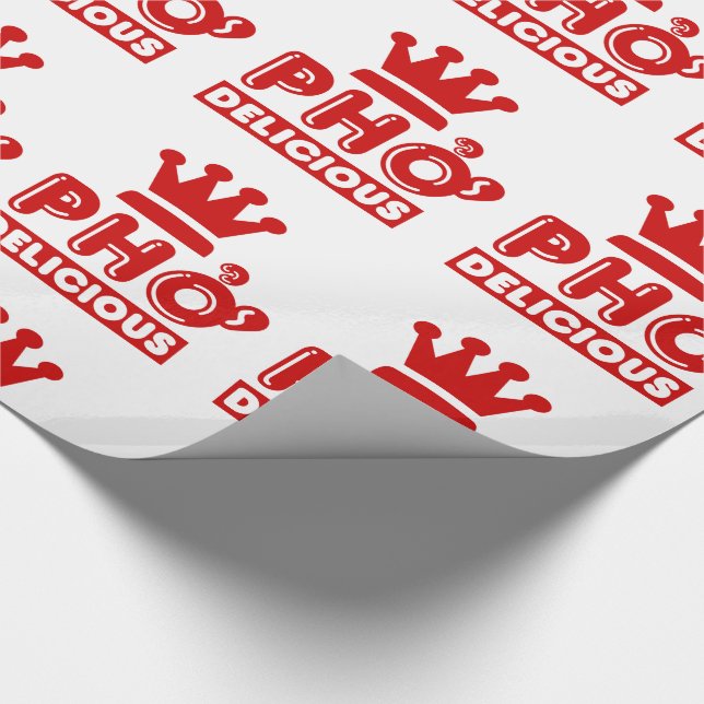 Pho King Delicious Wrapping Paper (Corner)