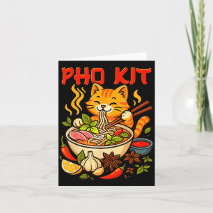 Pho Kit Mariners Cat Funny Meme Card
