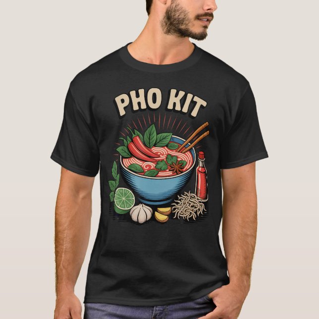 Pho Kit Soup T-Shirt (Front)