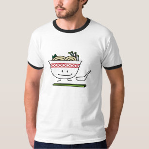 Pho Noodle Bowl Vietnam soup spoon chopsticks T-Shirt