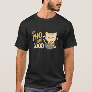 Pho Noodle Soup  Cat Pho Bowl Asian Food Pho Soup T-Shirt