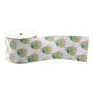 PHO Vietnamese Food Chicken Noodle Soup Chopsticks Grosgrain Ribbon