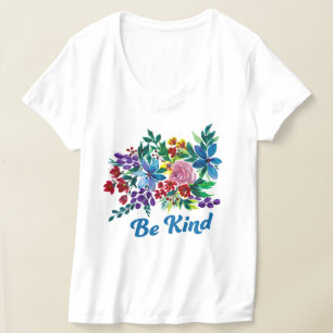 Phoebe BE KIND Floral  T-Shirt