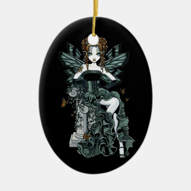 "Phoebe" Gothic Couture Butterfly Fairy Ornament (Front)