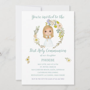 PHOEBE Invitation First Communion