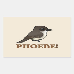 PHOEBE! RECTANGULAR STICKER