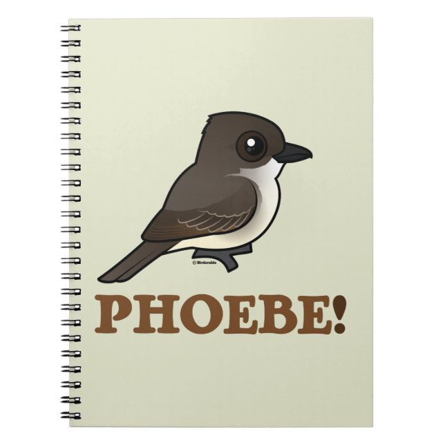 PHOEBE! SPIRAL NOTEBOOK (Front)
