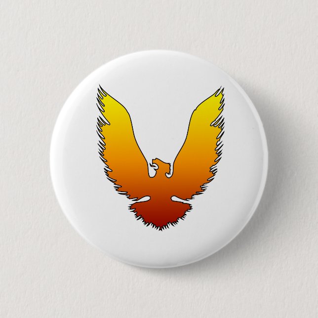 Phoenix 6 Cm Round Badge (Front)