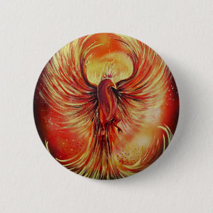 Phoenix 6 Cm Round Badge