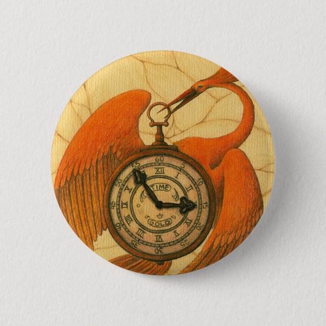 Phoenix 6 Cm Round Badge (Front)