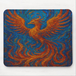 Phoenix Abstract Mouse Pad