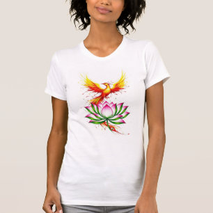 Phoenix and Lotus Rebirth T-Shirt
