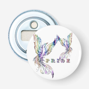 Phoenix and pride bottle opener