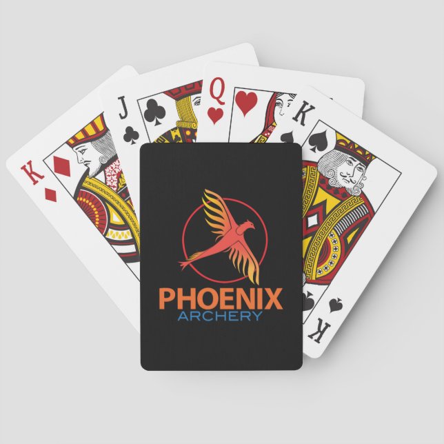 Phoenix Archery Playing Cards (Back)