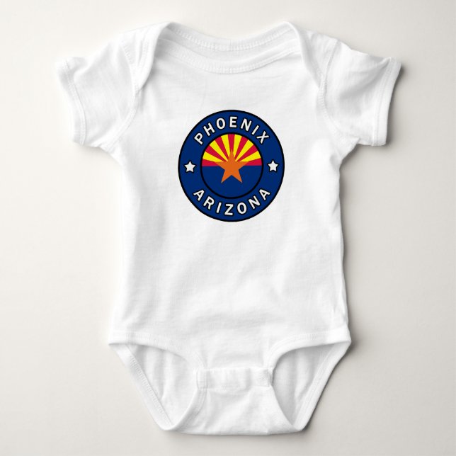 Phoenix Arizona Baby Bodysuit (Front)
