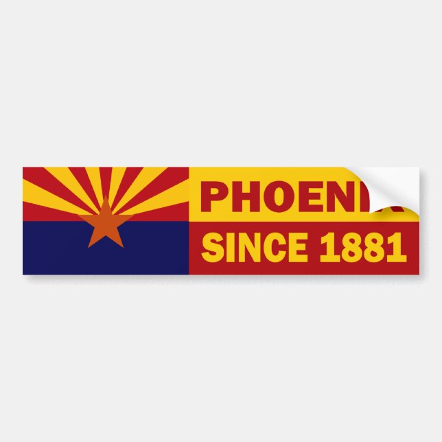 Phoenix, Arizona Bumper Sticker (Front)