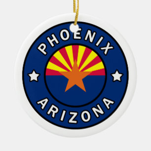 Phoenix Arizona Ceramic Tree Decoration
