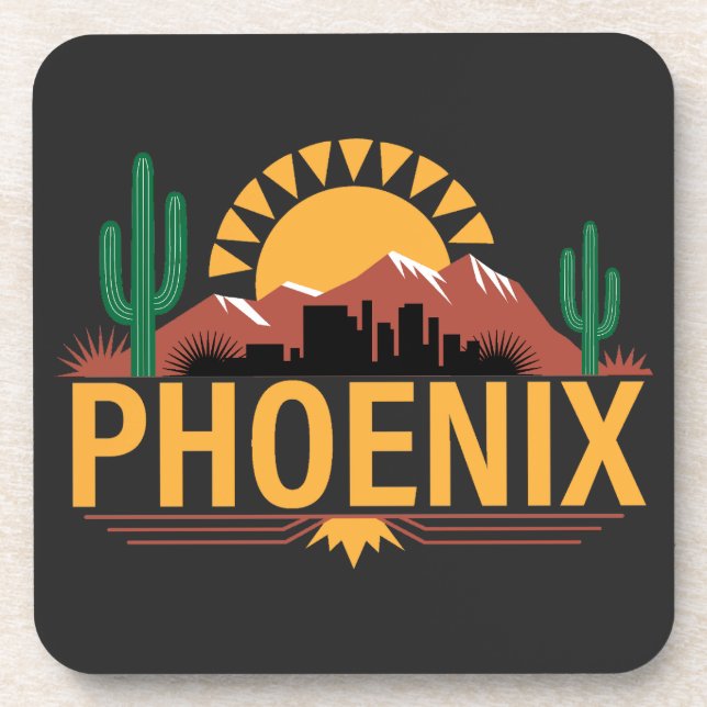Phoenix Arizona Coaster (Front)