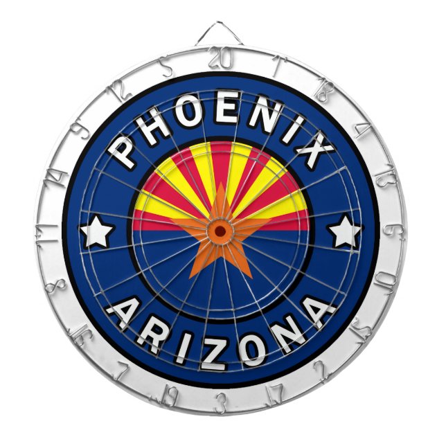 Phoenix Arizona Dartboard (Front)
