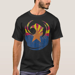 Phoenix Arizona Flag Home Love Vacation Vintage Fa T-Shirt