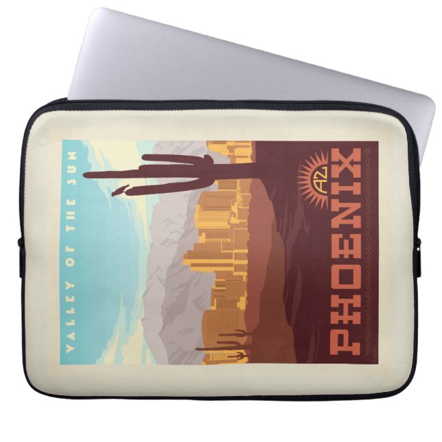 Phoenix, Arizona Laptop Sleeve (Front)