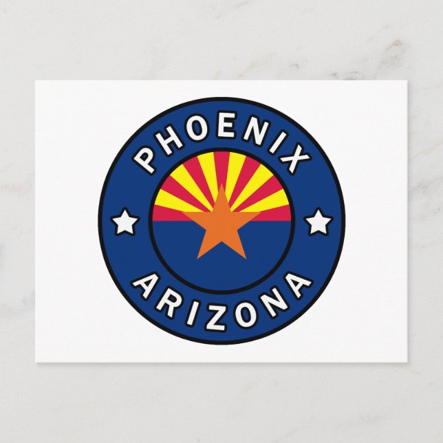 Phoenix Arizona Postcard (Front)