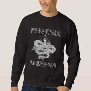 Phoenix Arizona Reptile Snake Graphic Design Souve Sweatshirt