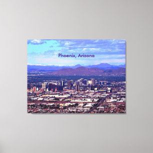 Phoenix Arizona Skyline in Daytime Canvas Print