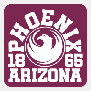 Phoenix,Arizona Square Sticker