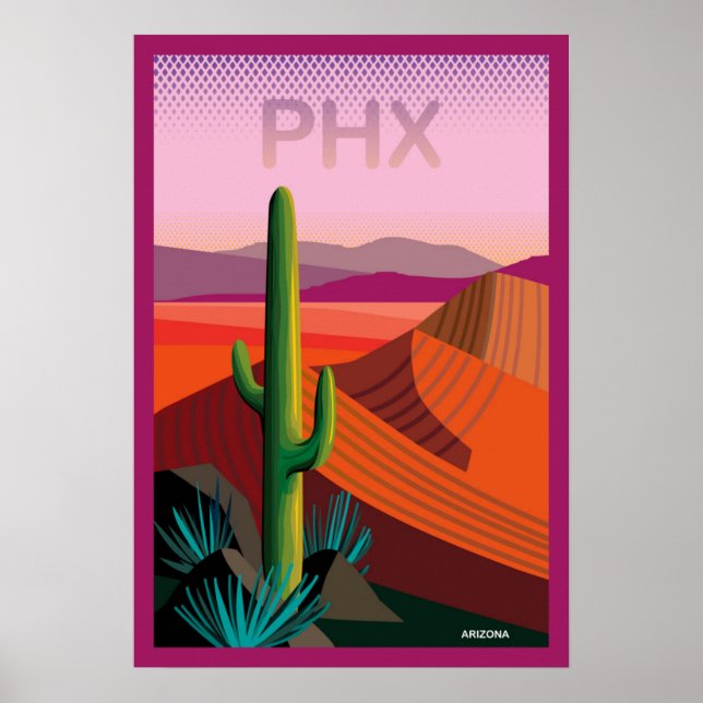 Phoenix Arizona | Travel Poster (Front)
